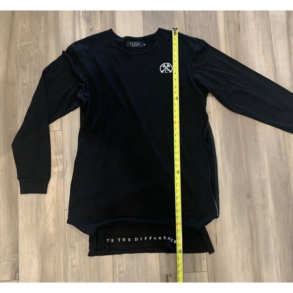 CIVIL REGIME LONG SLEEVE SHIRT, BLACK COLOUR SIZE XL - Picture 6 of 14